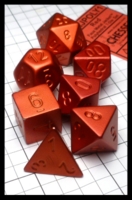 Dice : Dice - Dice Sets - Chessex Faux Metal Jacket Red - Gen Con Aug 2016